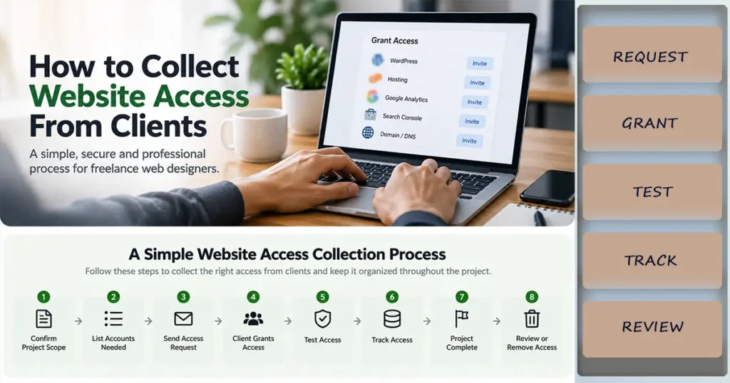 How to collect website access from clients