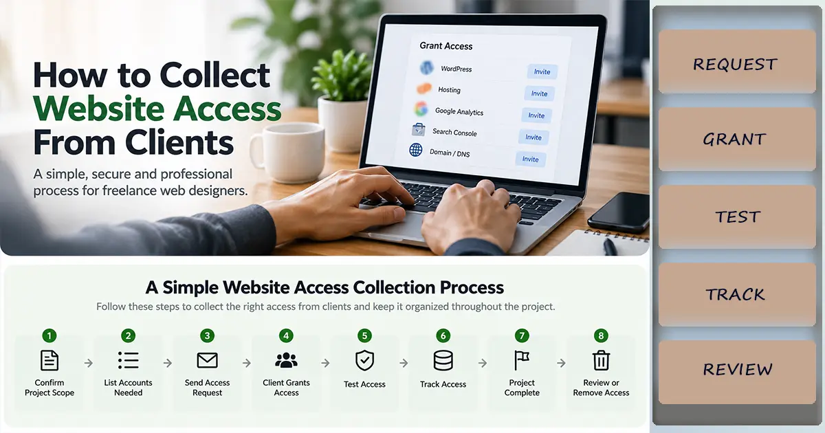 How to collect website access from clients