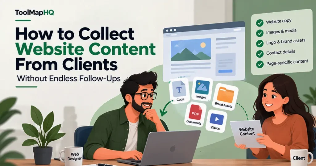 How to collect website content from clients