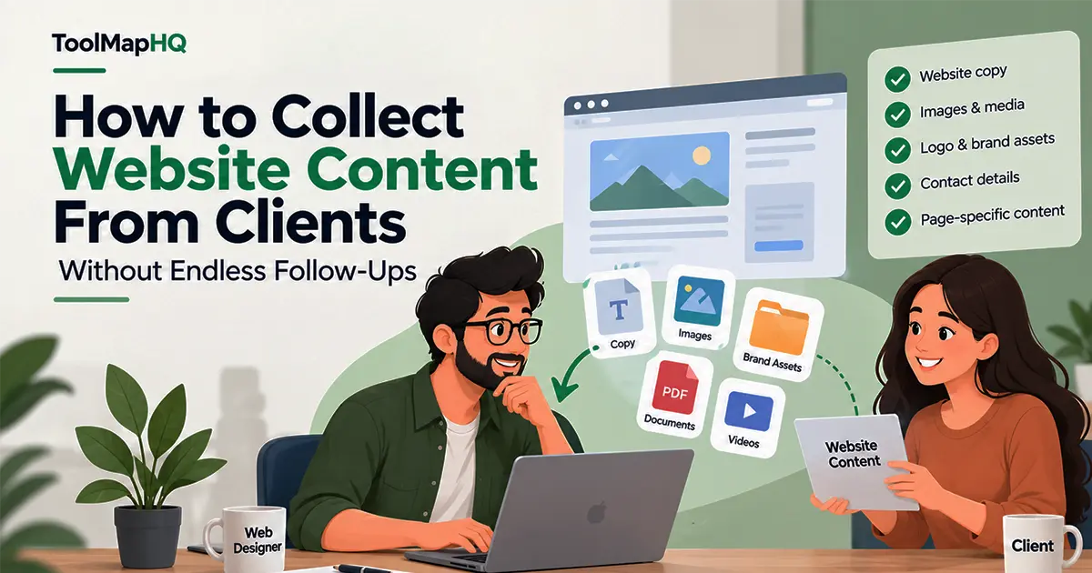 How to collect website content from clients